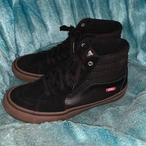 Vans Men’s sk8-HI PRO (original Vans gum sole)
